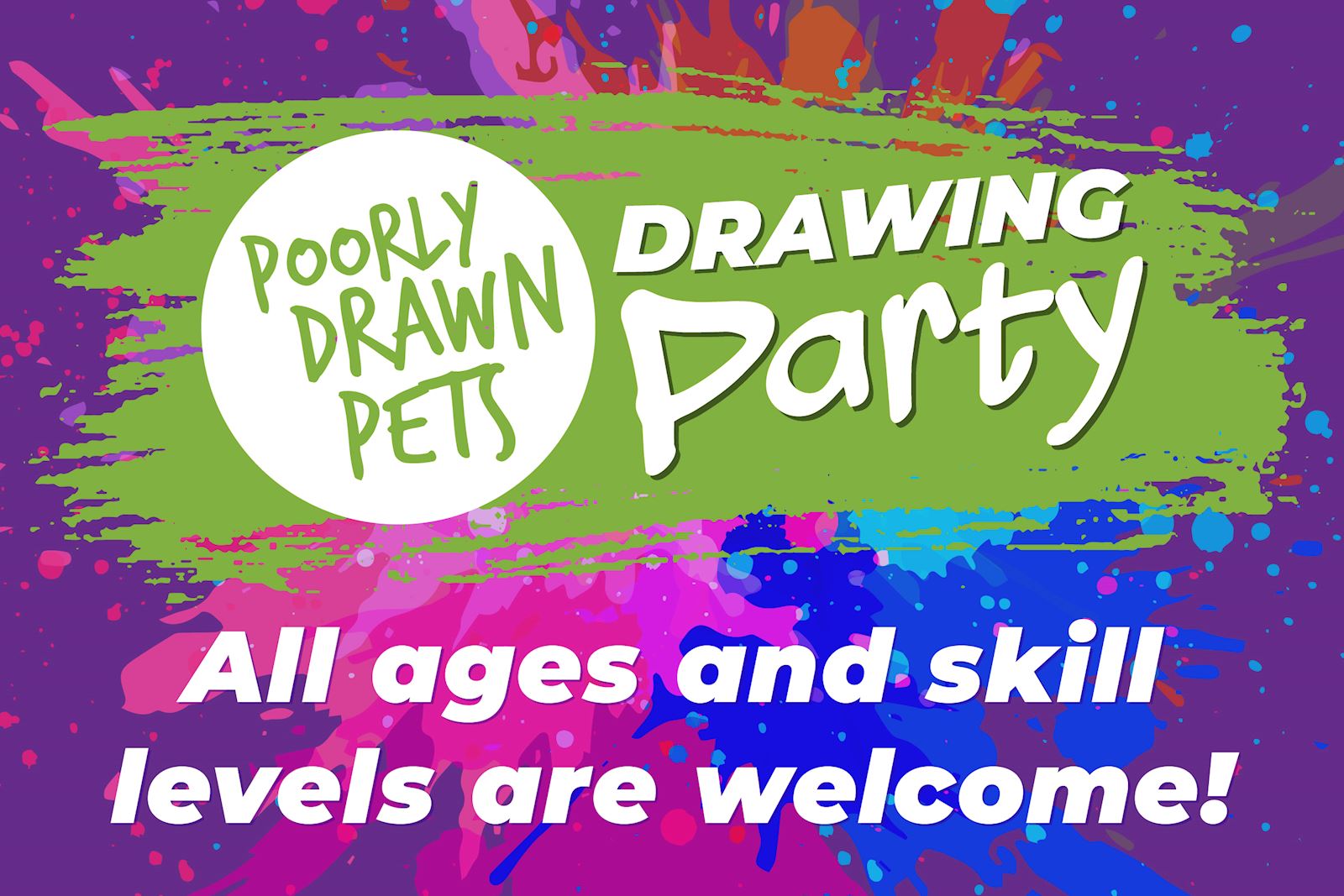 Poorly Drawn Pets Drawing Party