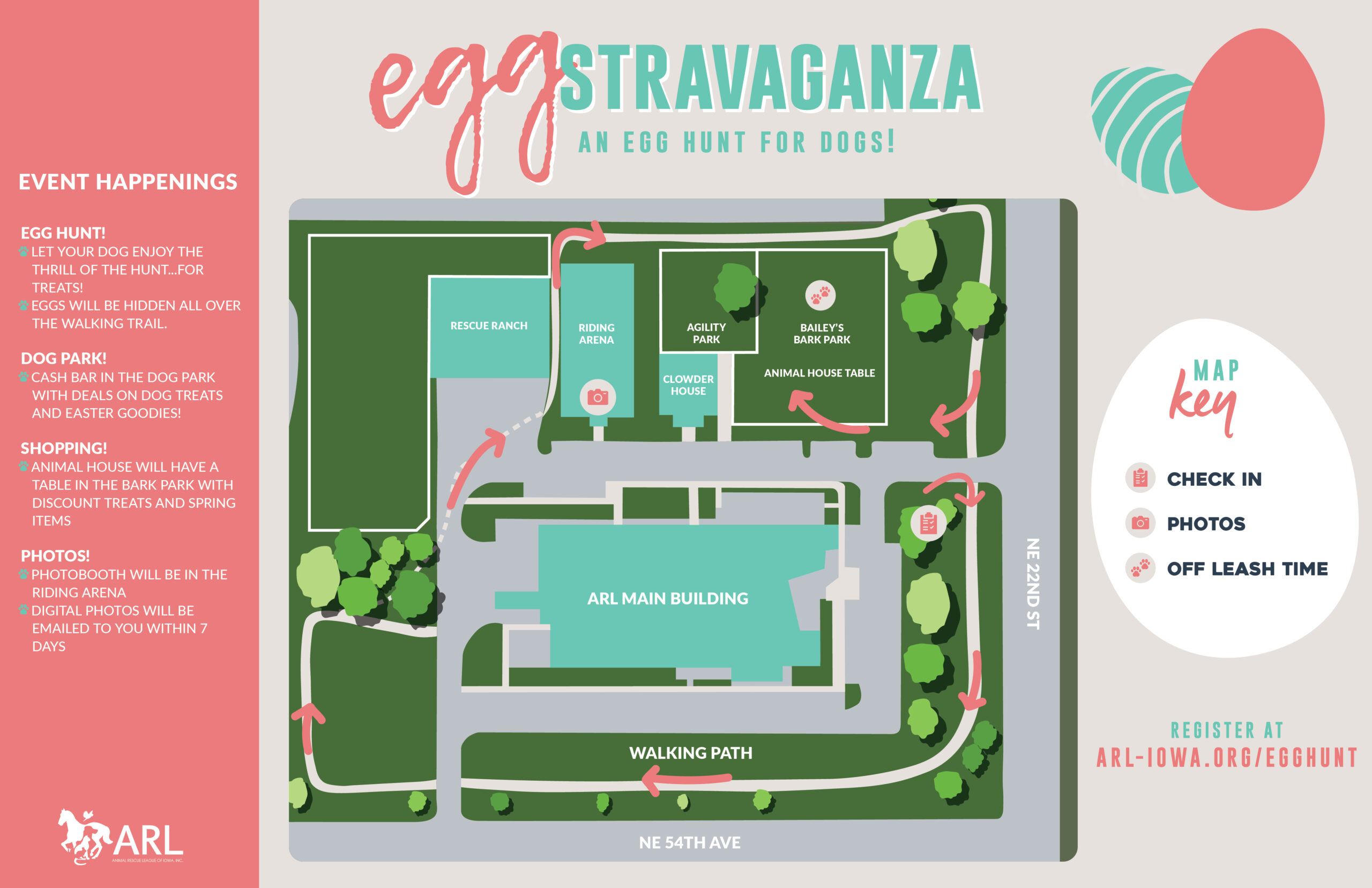 Eggstravaganza Map 2024