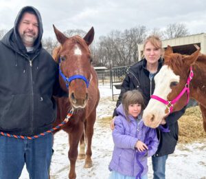 family with horses - Year of the horse 2026