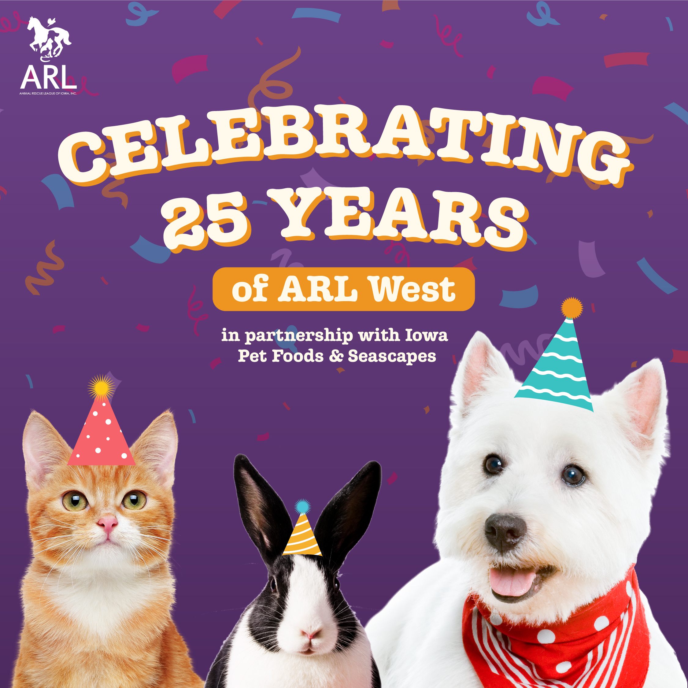 ARL west 25 year anniversary graphic